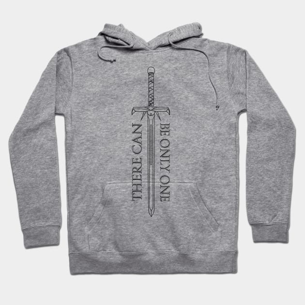 Highlander - There can be only one - Kurgan sword Hoodie by wet_chicken_lip